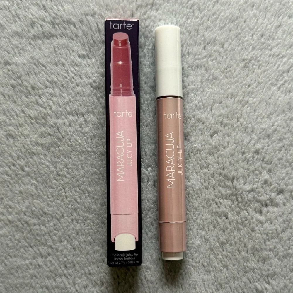NIB Full Size Tarte Maracuja Vegan Juicy Lip Balm: Hibiscus
